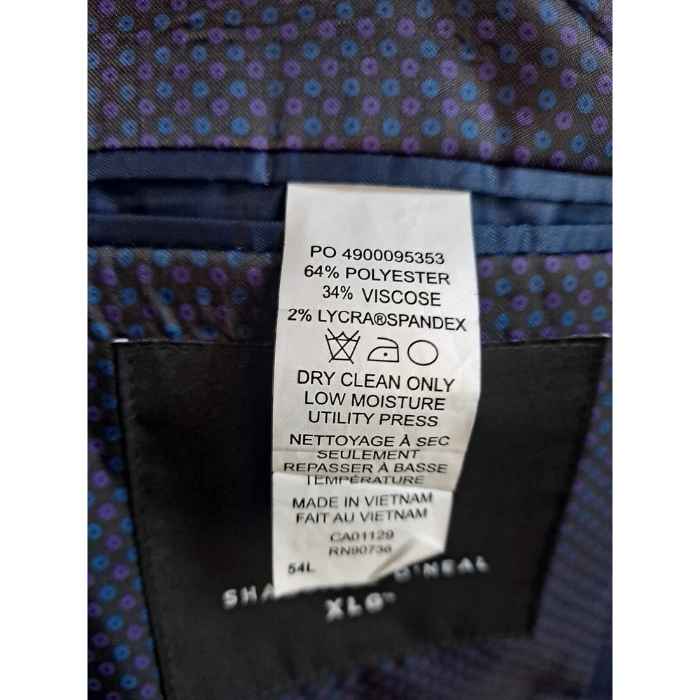 Shaquille O'Neal‎ Blazer Sport Coat Plaid Modern Fit Jacket XLG
